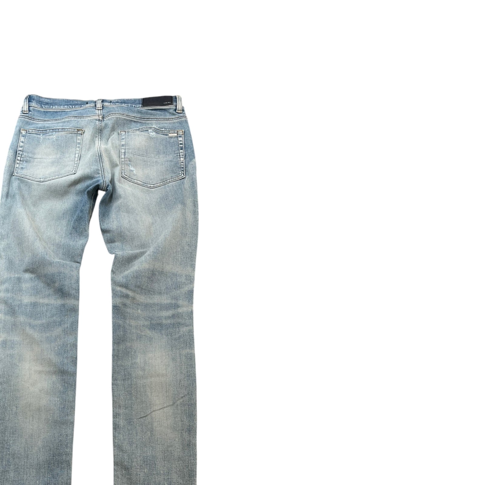 Men's MX1 Distressed Jeans Blue Size W32 - Photo 4