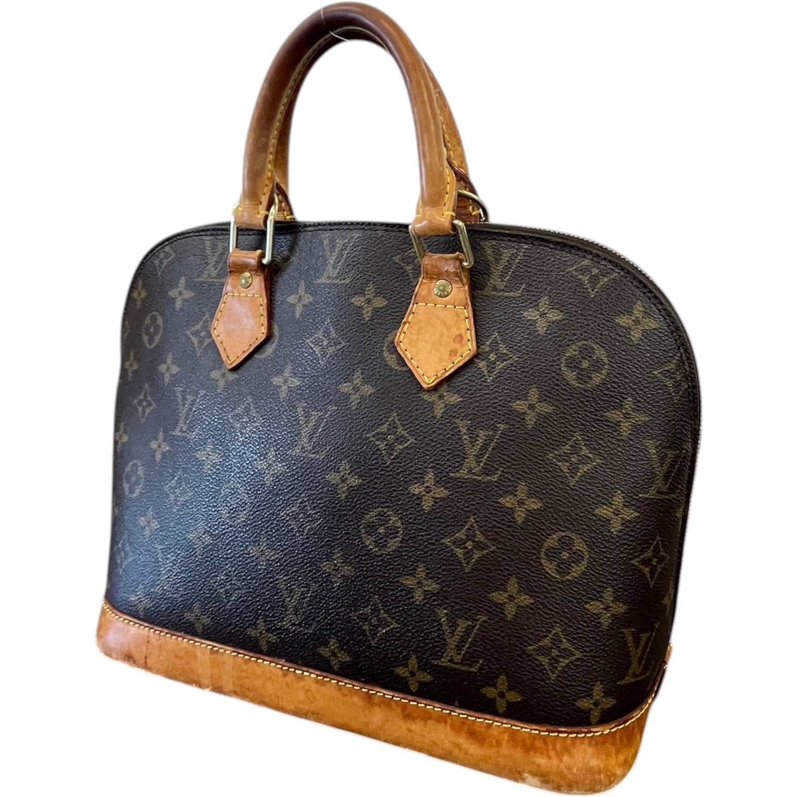Women's Monogram Alma Pm Handbag Brown - Photo 5