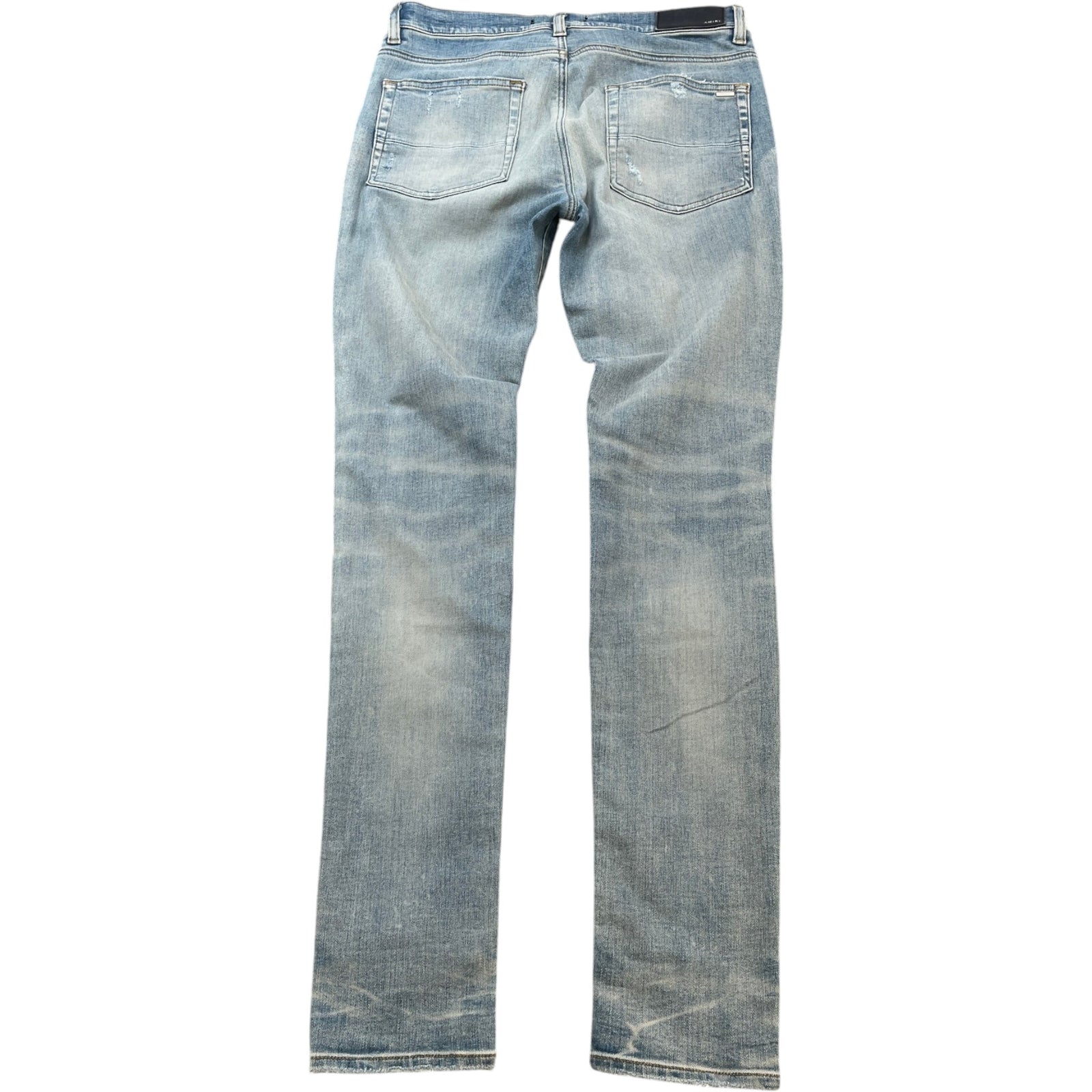 Men's MX1 Distressed Jeans Blue Size W32 - Photo 2