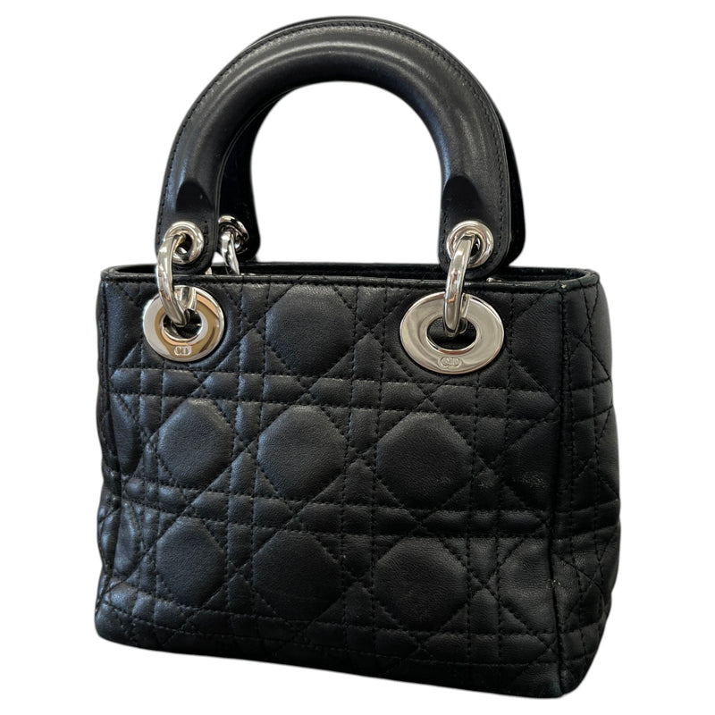 Women's Mini Lady Dior Handbag Black