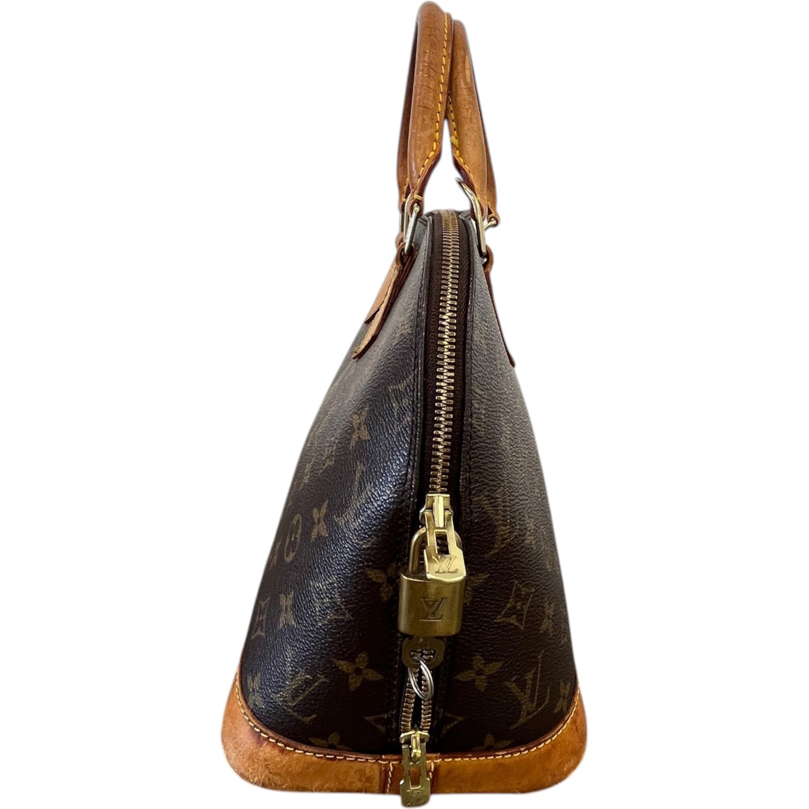 Women's Monogram Alma Pm Handbag Brown - Photo 6