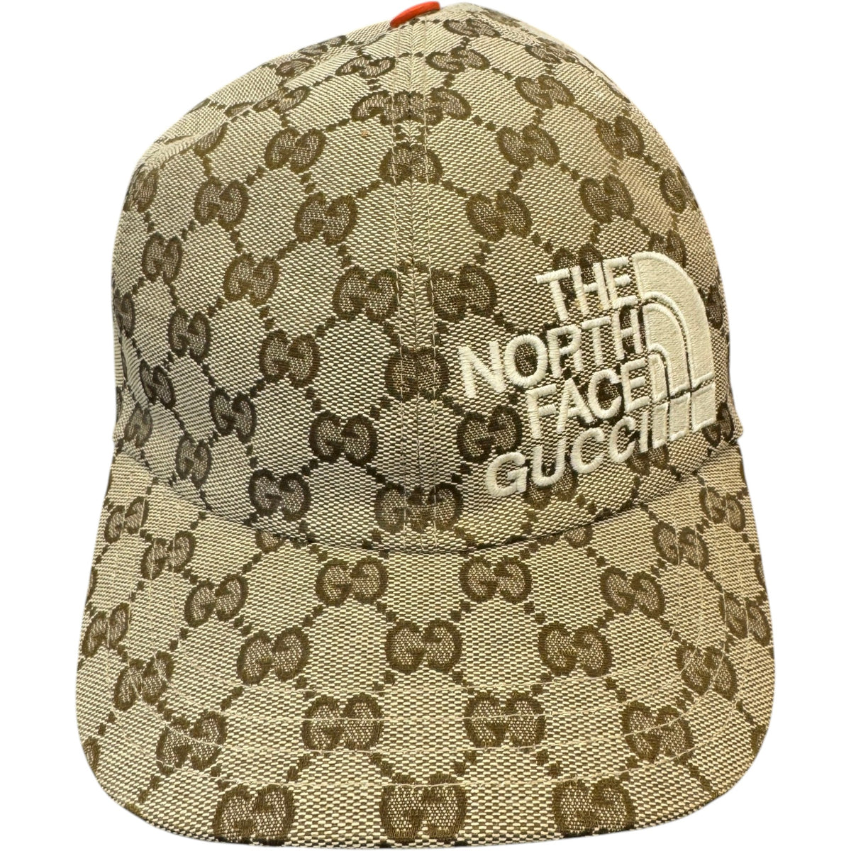 Men's GG Supreme x North Face Cap Beige Size S - Photo 1