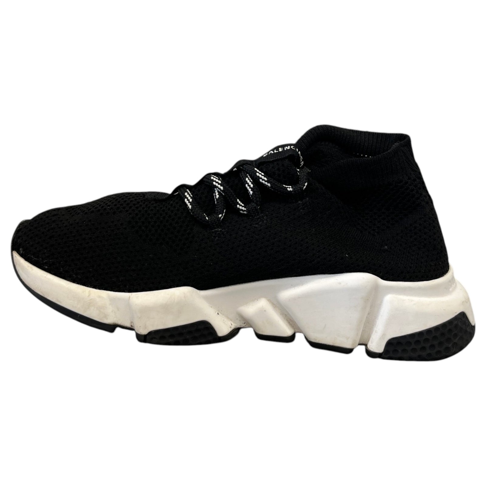 Women's Speed Lace-Up High Trainers Black Size UK 3 / EU 36 - Photo 2