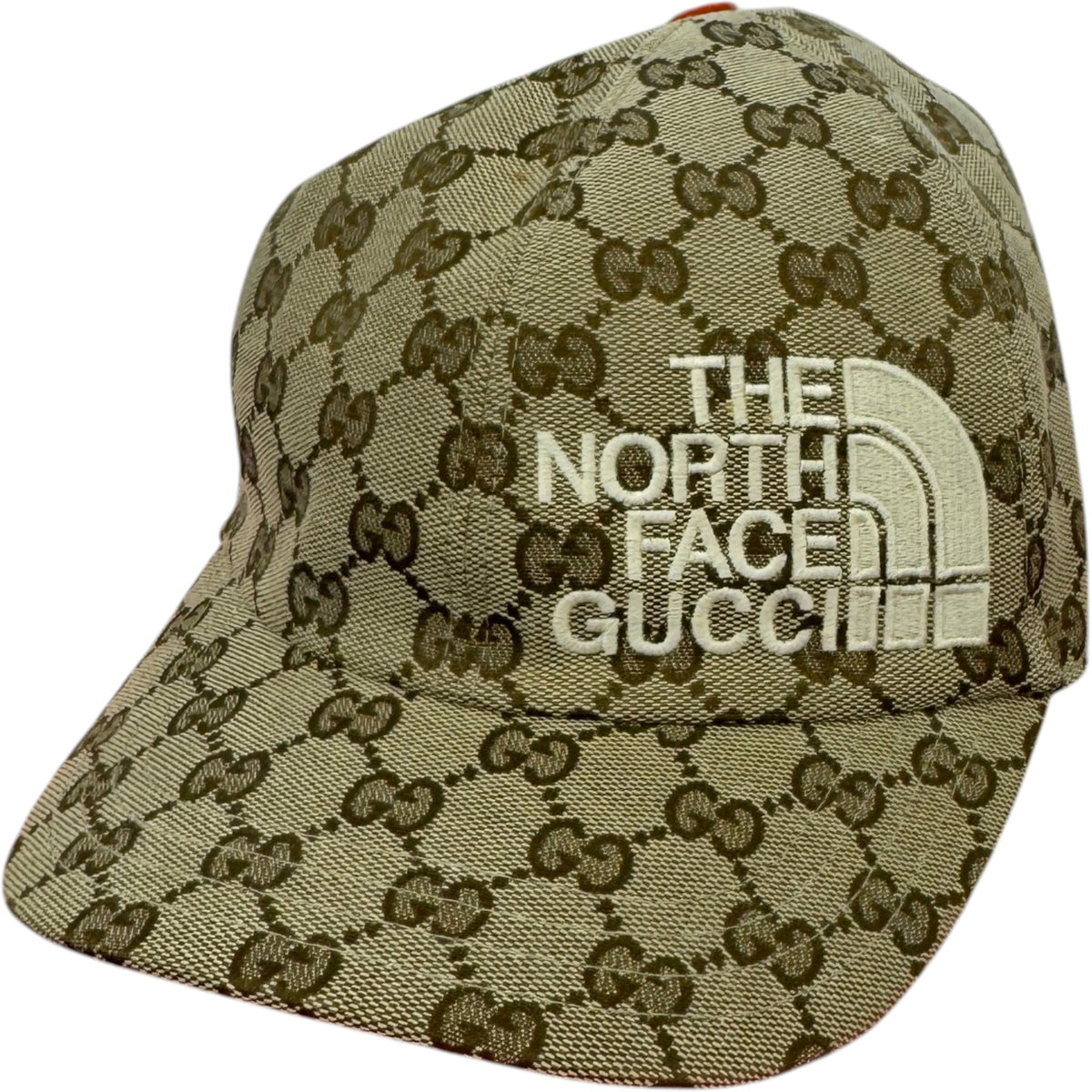 Men's GG Supreme x North Face Cap Beige Size S - Photo 3