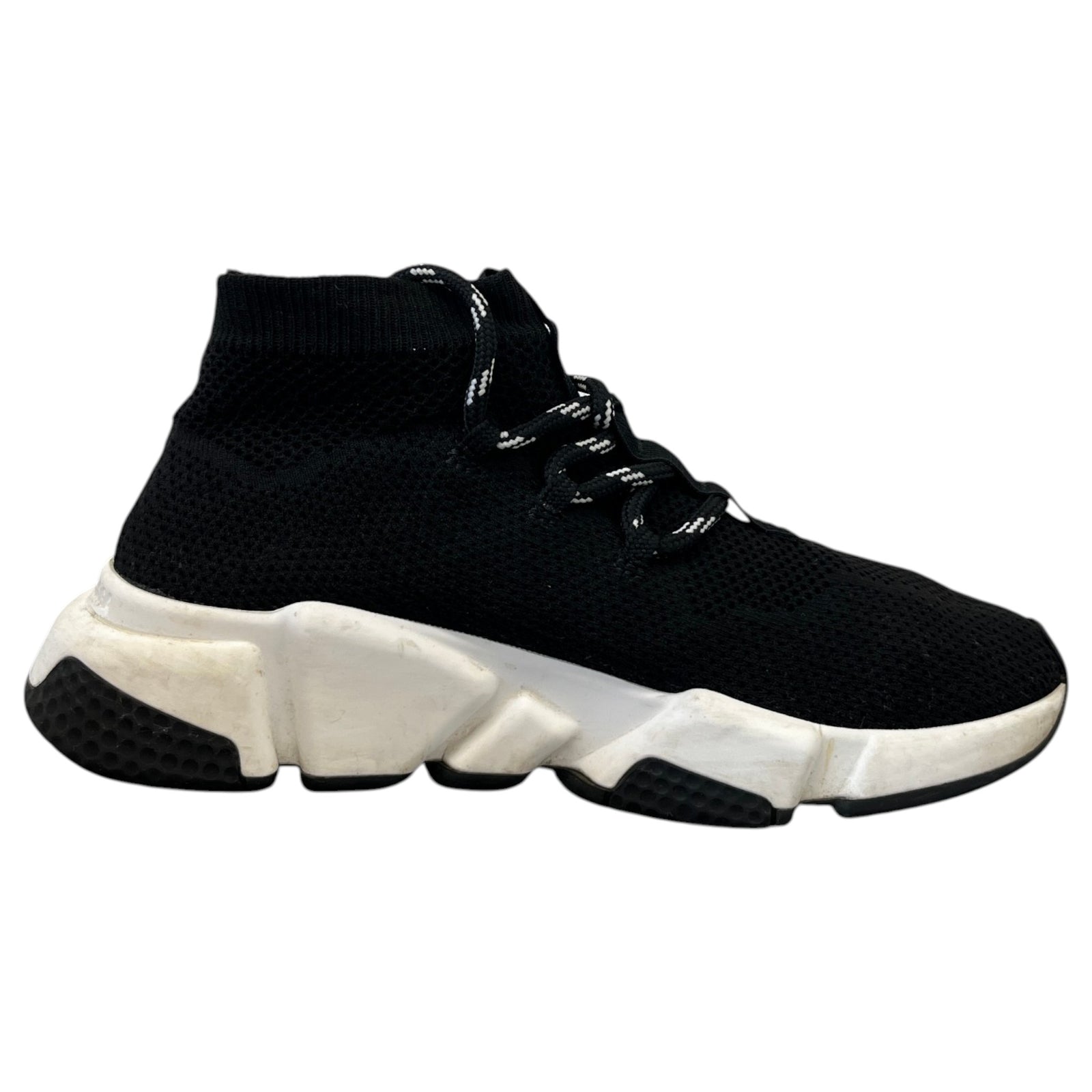 Women's Speed Lace-Up High Trainers Black Size UK 3 / EU 36 - Photo 4