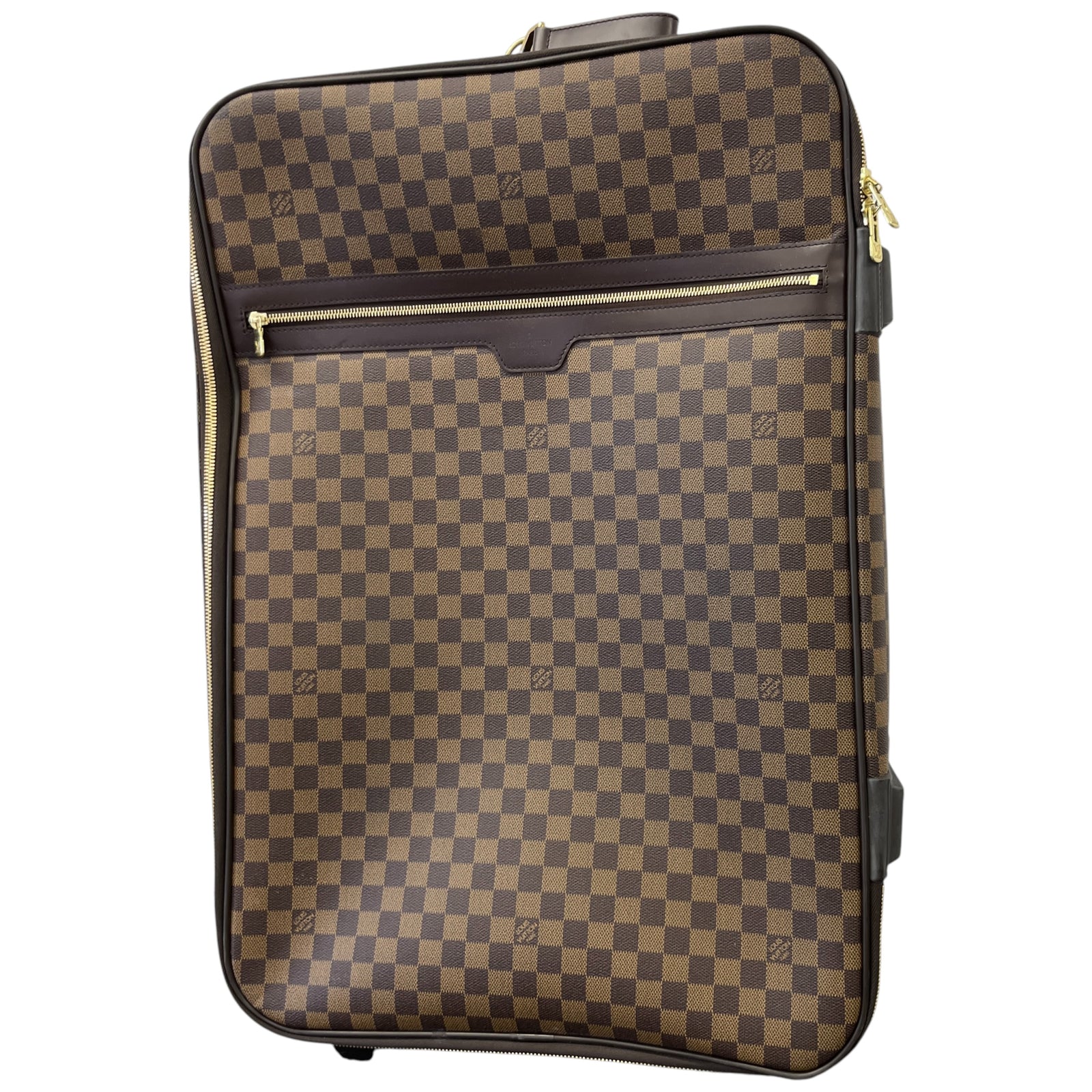 Men's Damier Ebene Pegase 65 Suitcase Brown - Photo 5