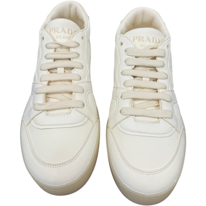 Women's Nappa Low Trainers White Size UK 4.5 / EU 37.5