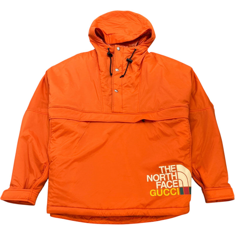 Men's X North Face Down Jacket Orange Size M