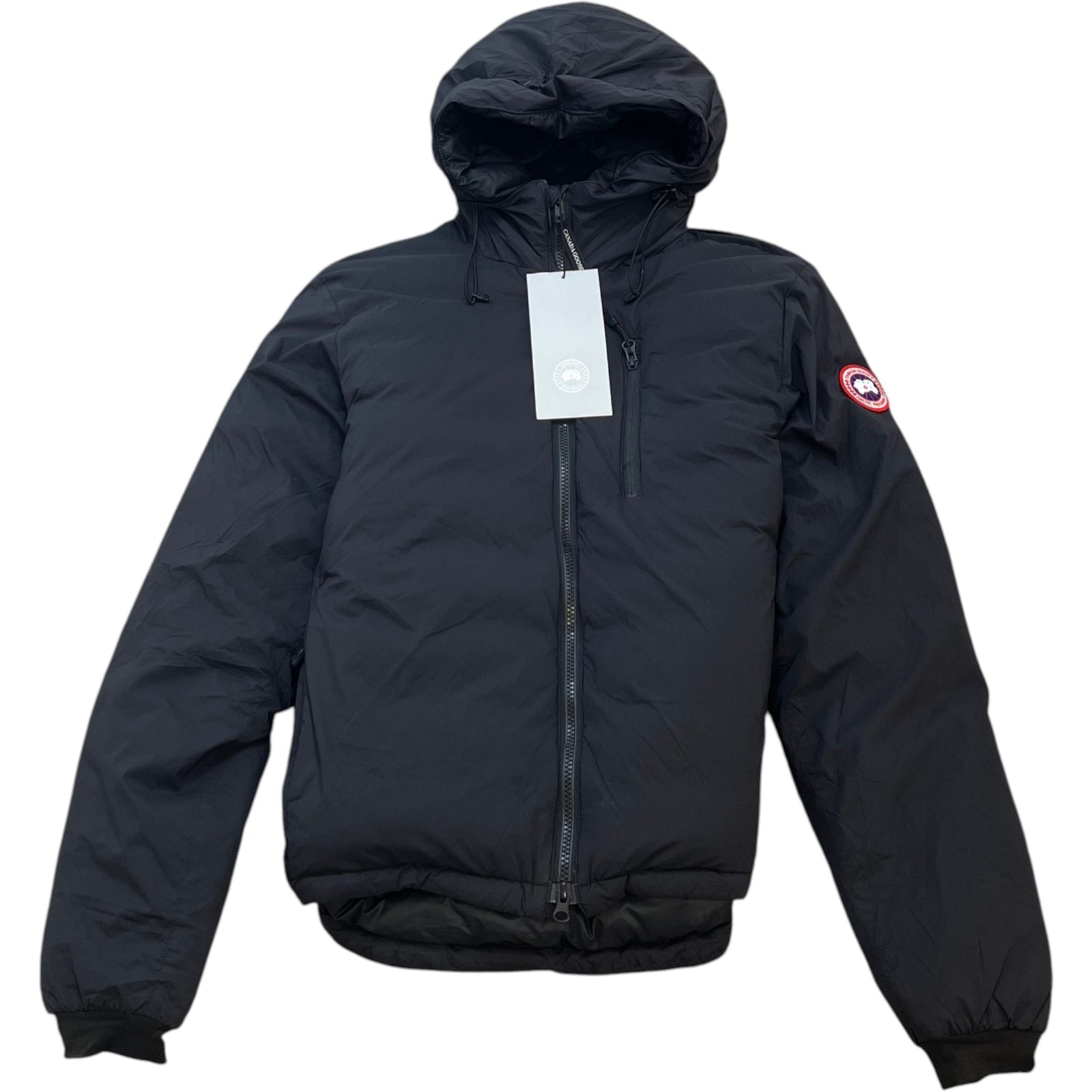 Men's Lodge Hooded Down Jacket Black Size XL - Photo 1
