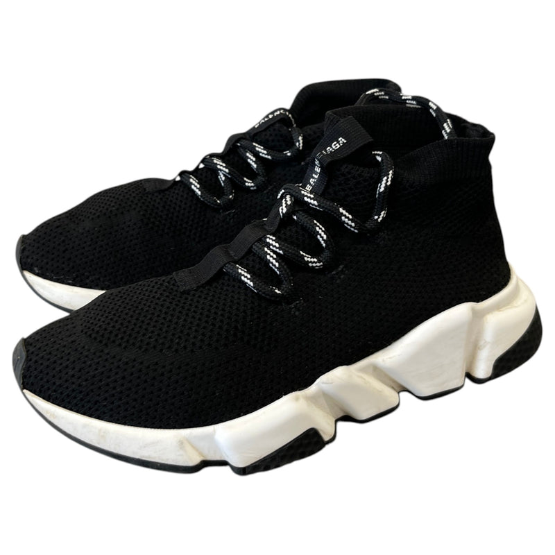Women's Speed Lace-Up High Trainers Black Size UK 3 / EU 36