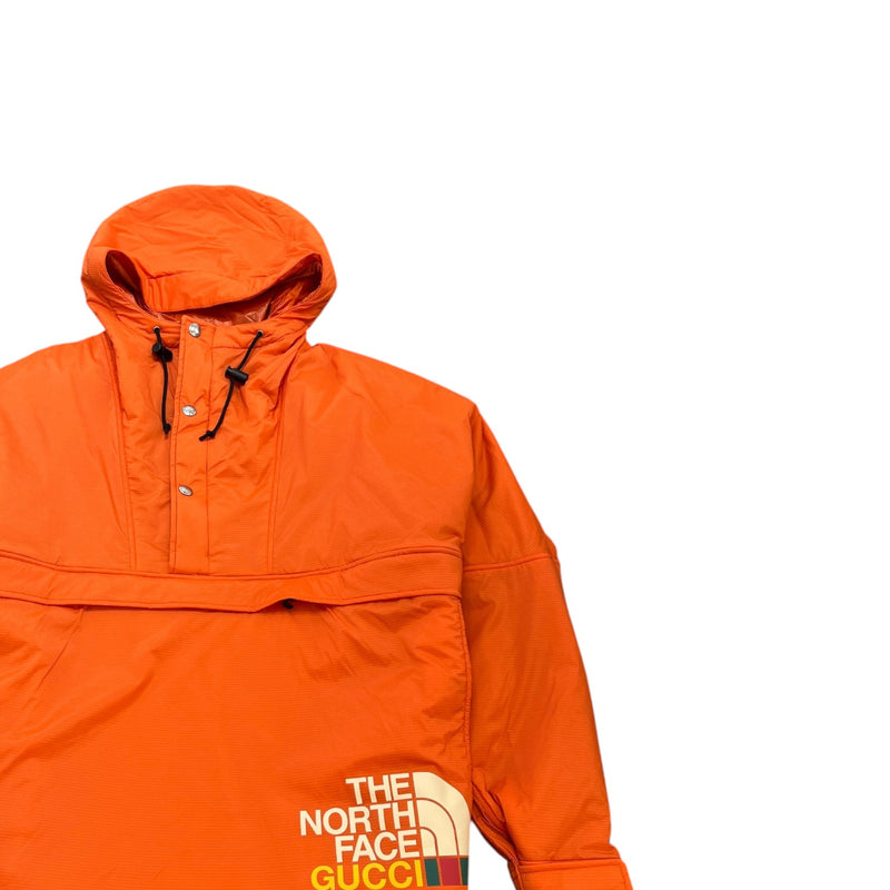 Men's X North Face Down Jacket Orange Size M