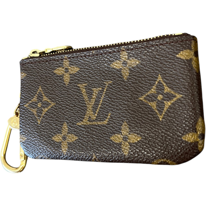 Women's Monogram Key Pouch Keyring Brown