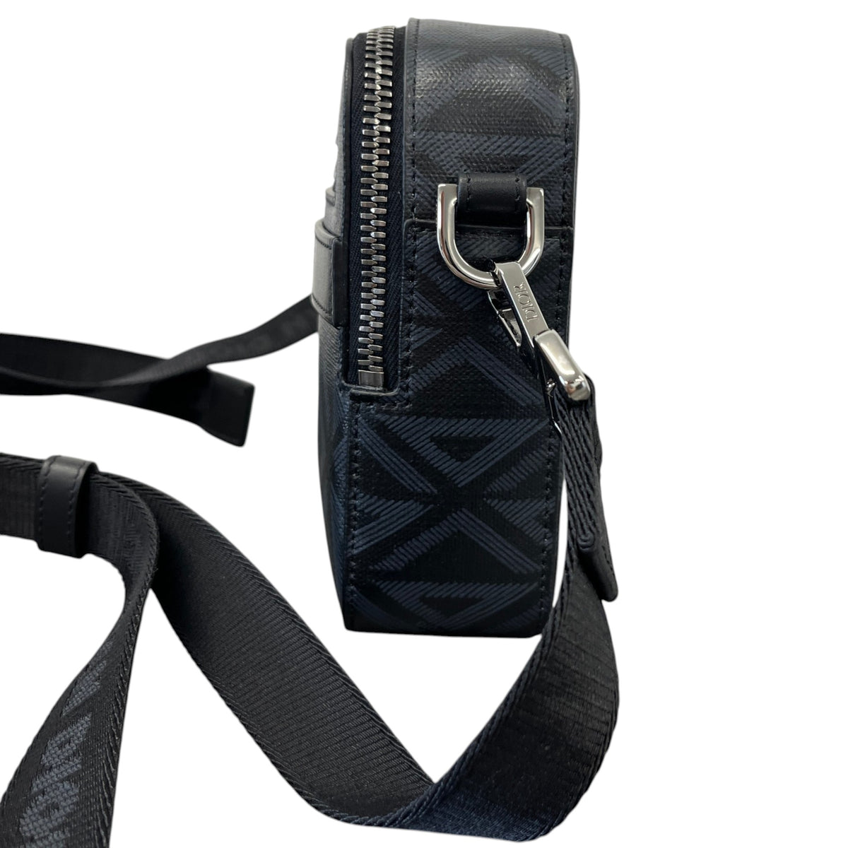 Men's CD Diamond Safari Messenger Bag Black - Photo 6