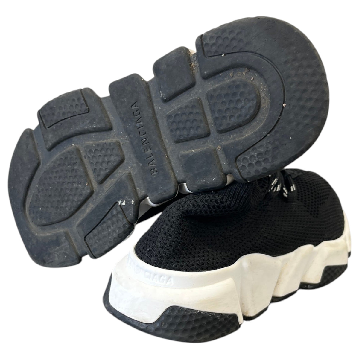 Women's Speed Lace-Up High Trainers Black Size UK 3 / EU 36 - Photo 10