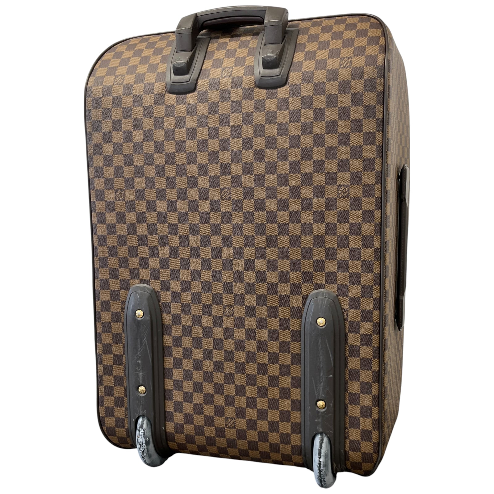 Men's Damier Ebene Pegase 65 Suitcase Brown - Photo 8