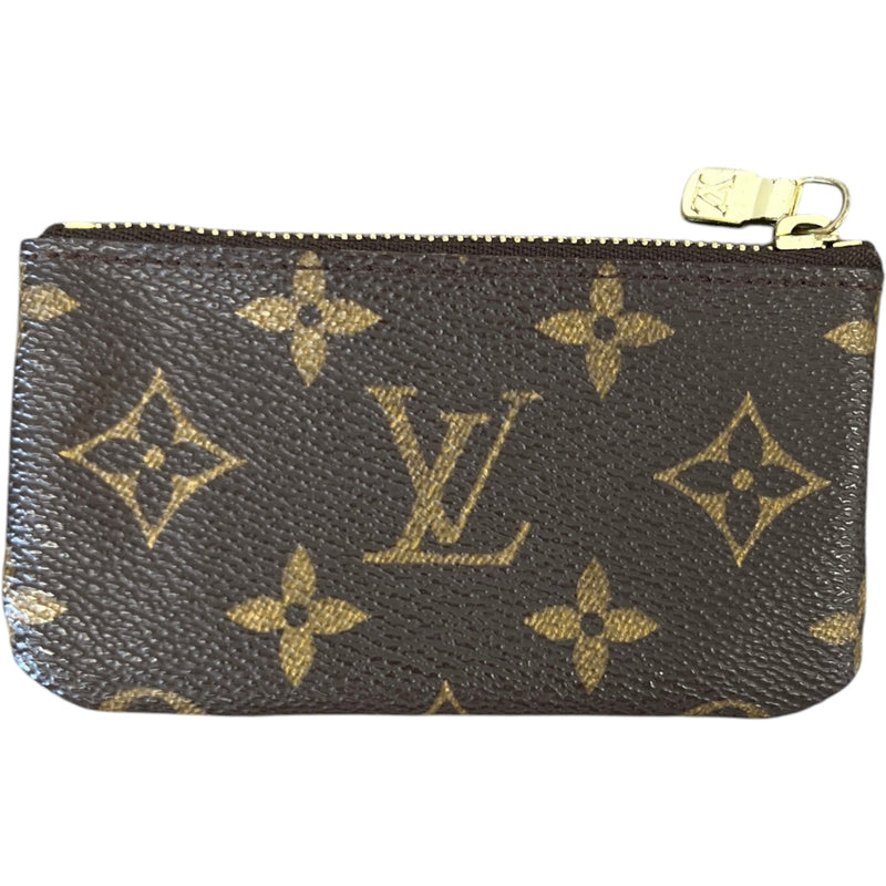 Women's Monogram Key Pouch Keyring Brown