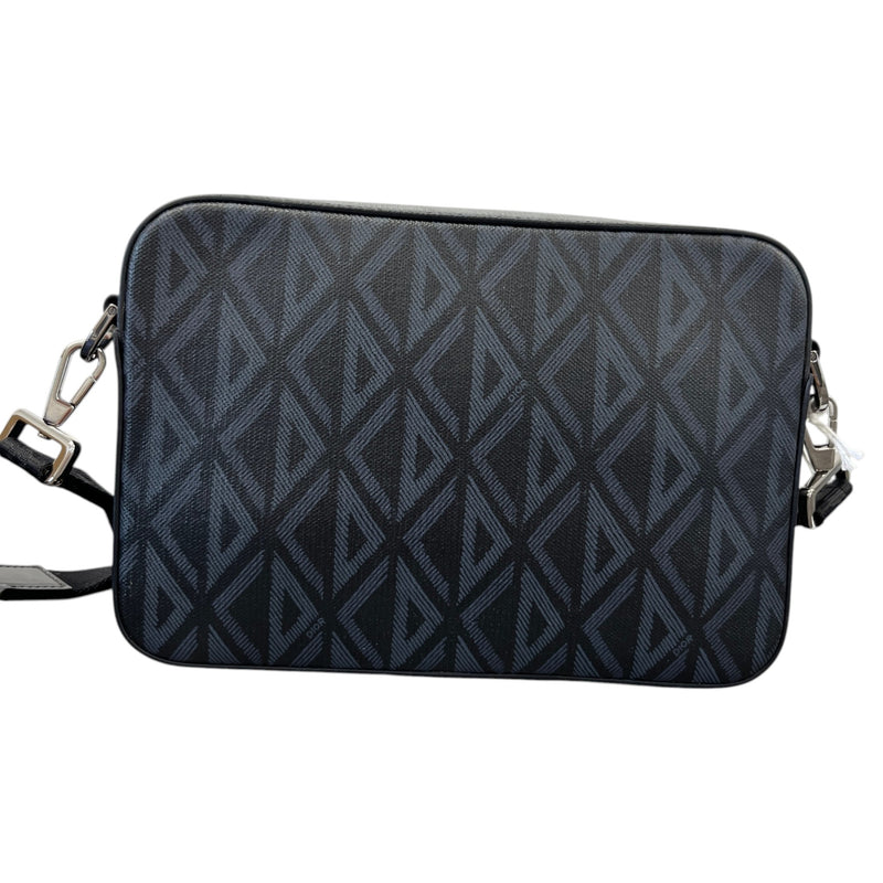 Men's CD Diamond Safari Messenger Bag Black