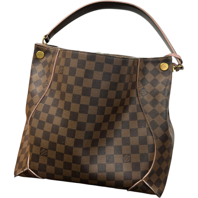 Women's Damier Ebene Caissa Hobo Handbag Brown