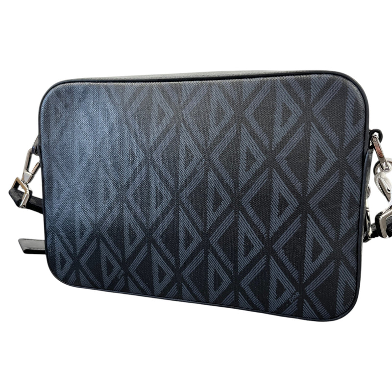 Men's CD Diamond Safari Messenger Bag Black