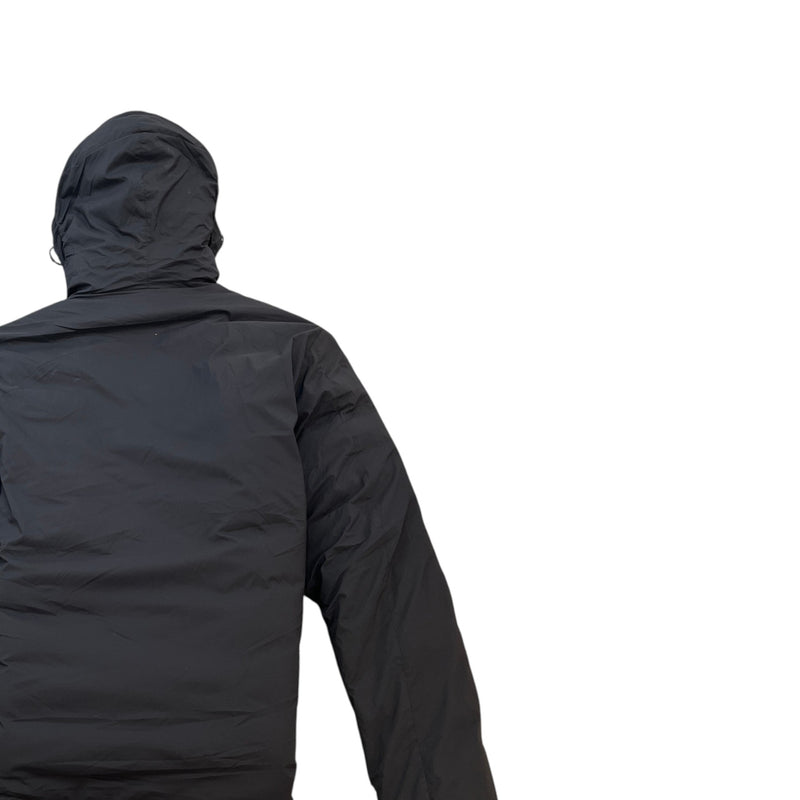 Men's Lodge Hooded Down Jacket Black Size XL