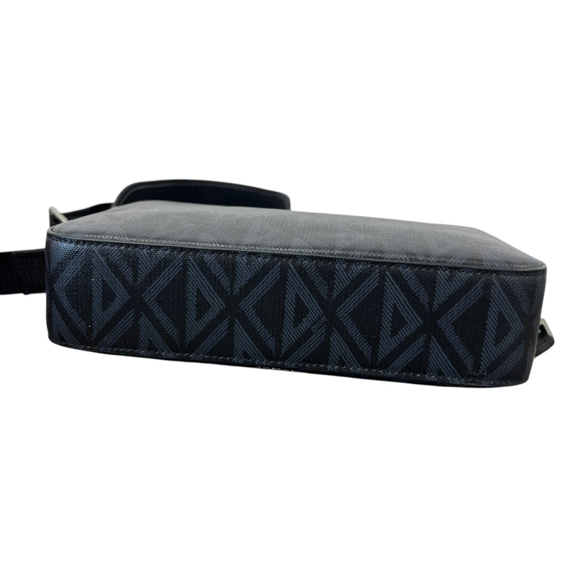 Men's CD Diamond Safari Messenger Bag Black
