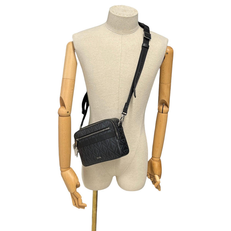 Men's CD Diamond Safari Messenger Bag Black