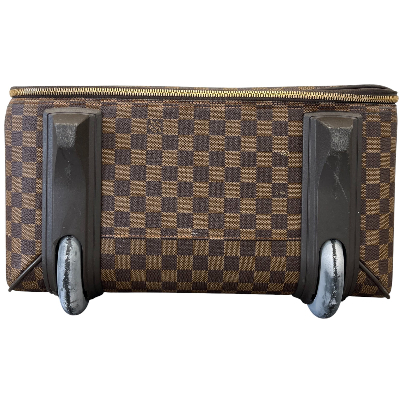 Men's Damier Ebene Pegase 65 Suitcase Brown - Photo 13