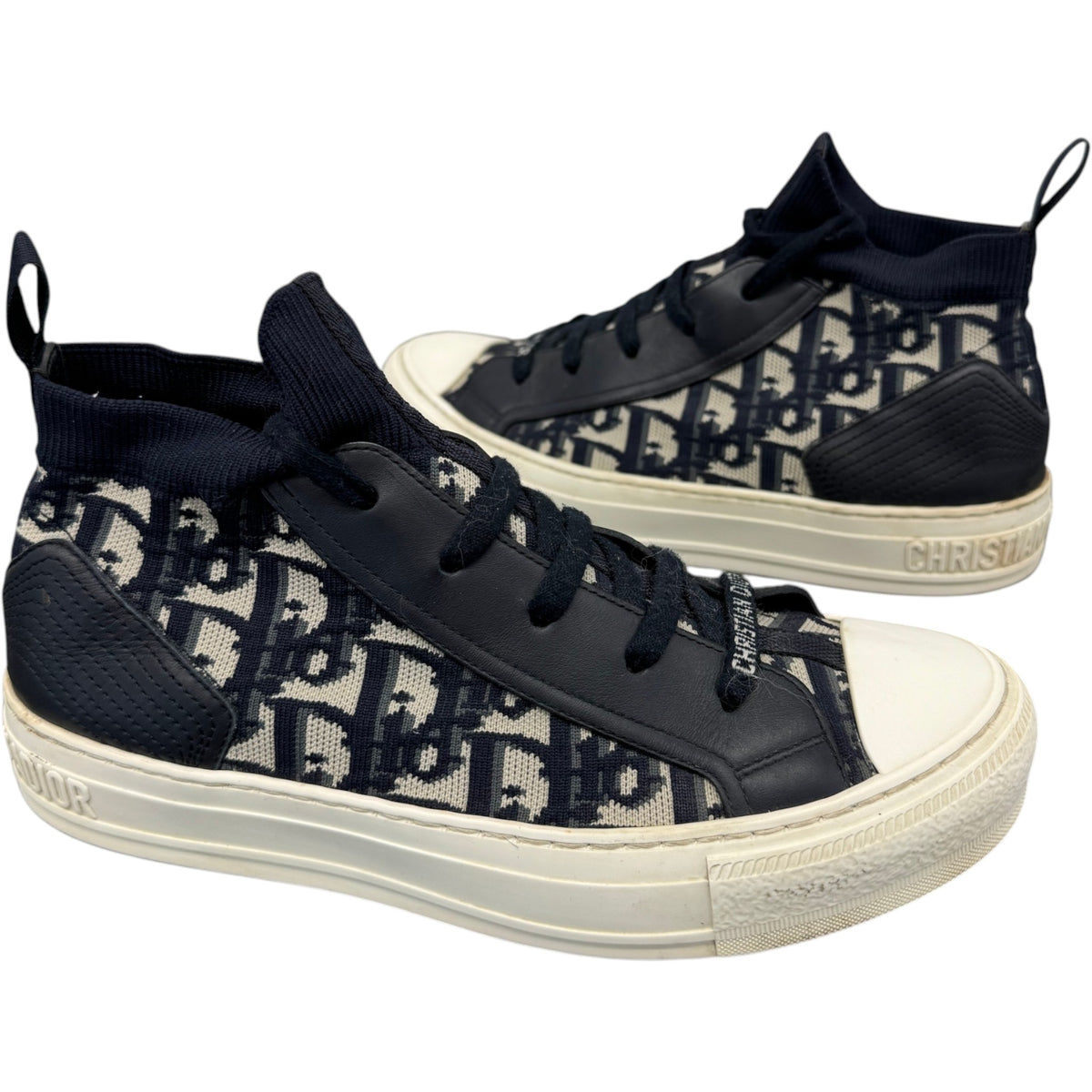 Women's Walk'n'Dior High Trainers Navy Size UK 4.5 / EU 37.5 - Photo 3