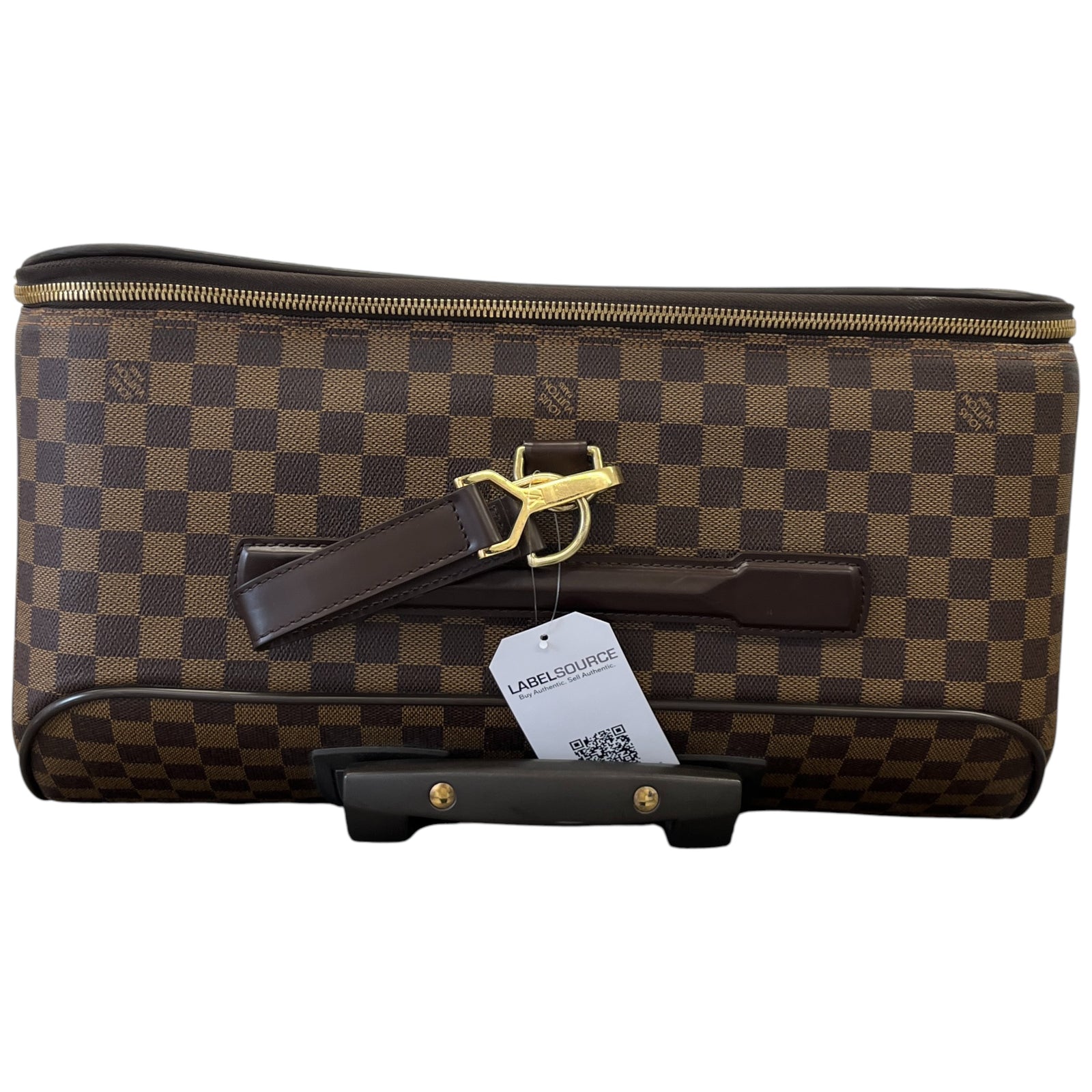 Men's Damier Ebene Pegase 65 Suitcase Brown - Photo 14