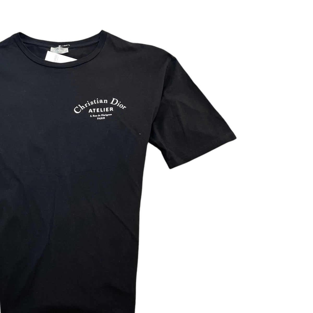 Men's Atelier Logo T-Shirt Black Size L - Photo 3