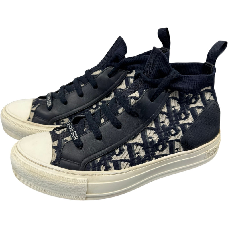Women's Walk'n'Dior High Trainers Navy Size UK 4.5 / EU 37.5