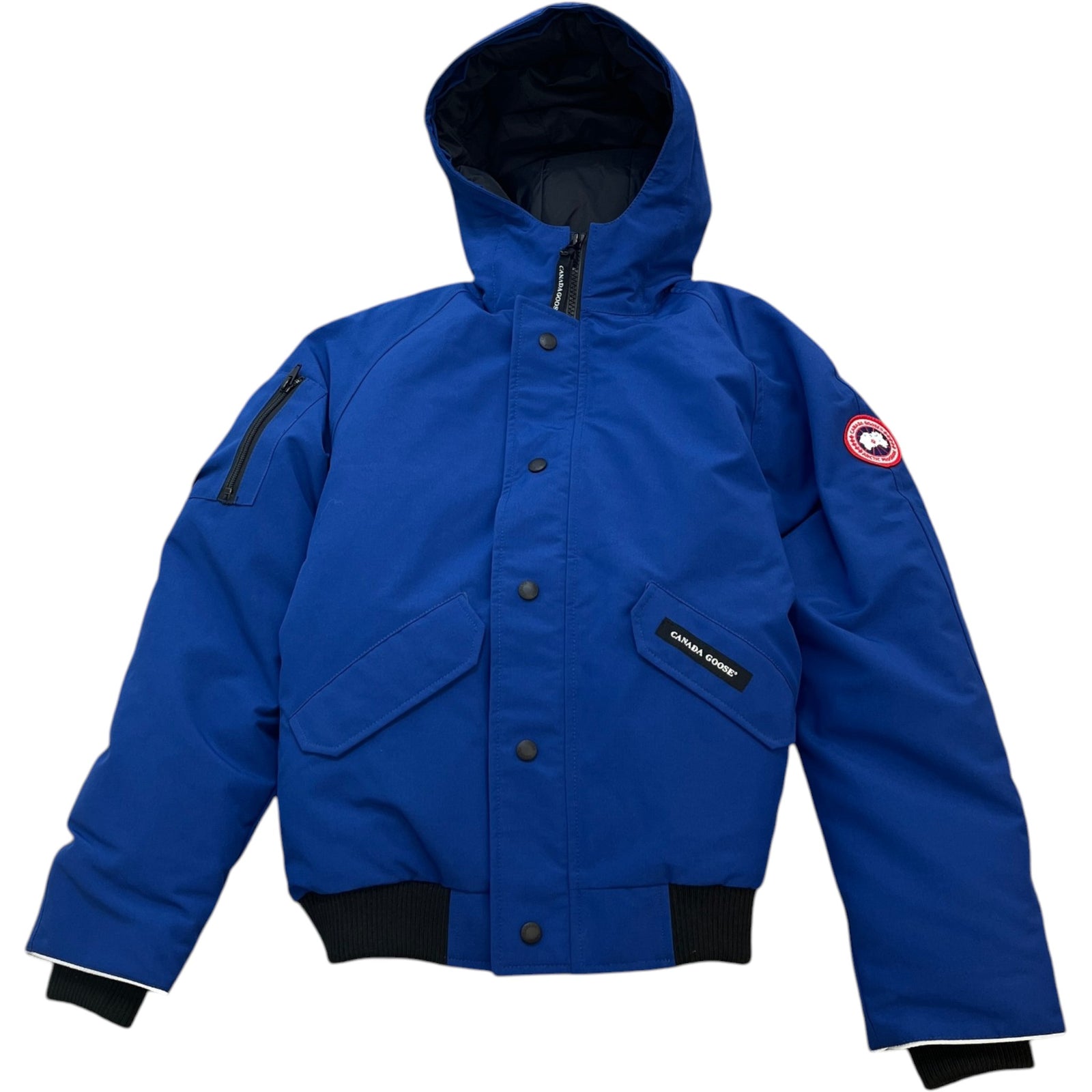 Men's Junior Rundle Bomber Down Jacket Blue Size XXS - Photo 1