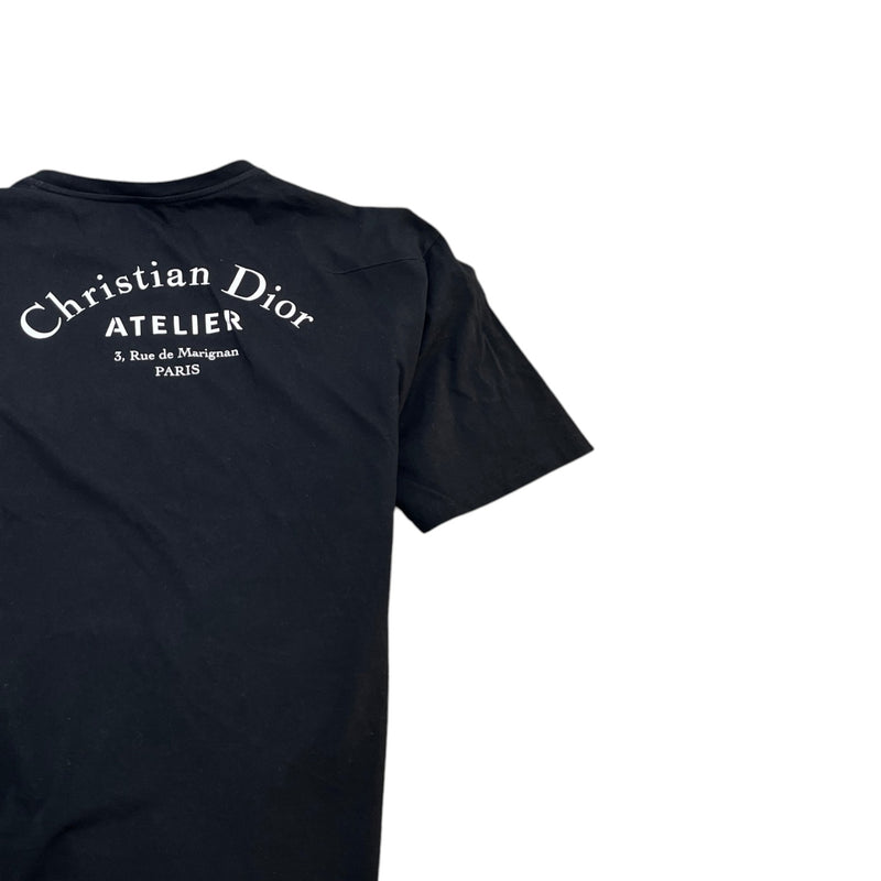 Men's Atelier Logo T-Shirt Black Size L