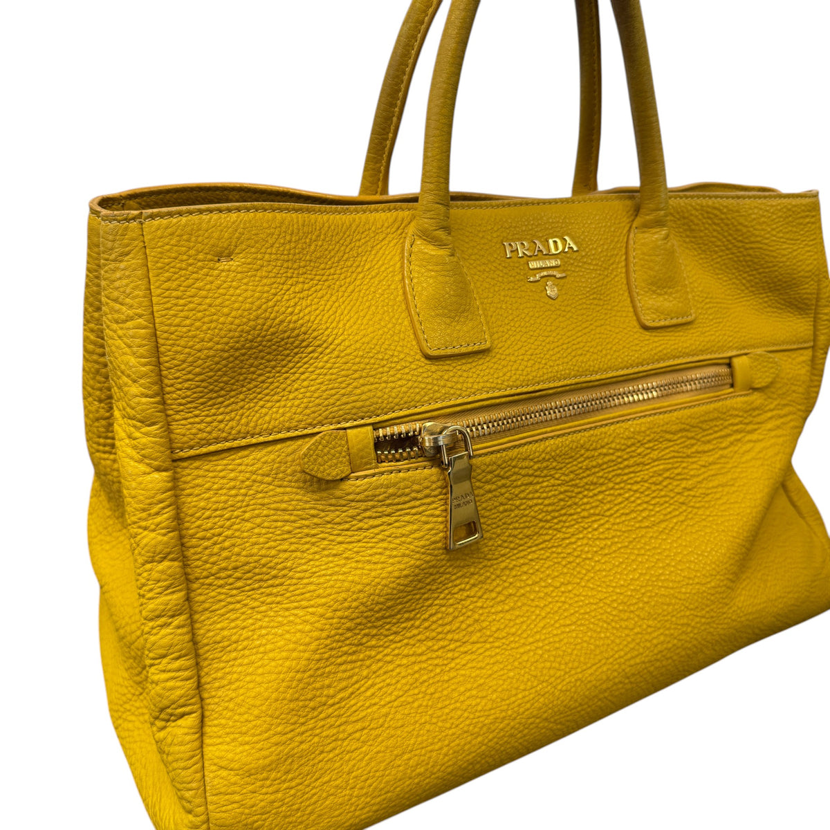 Women's Zip Tote Handbag Yellow - Photo 8