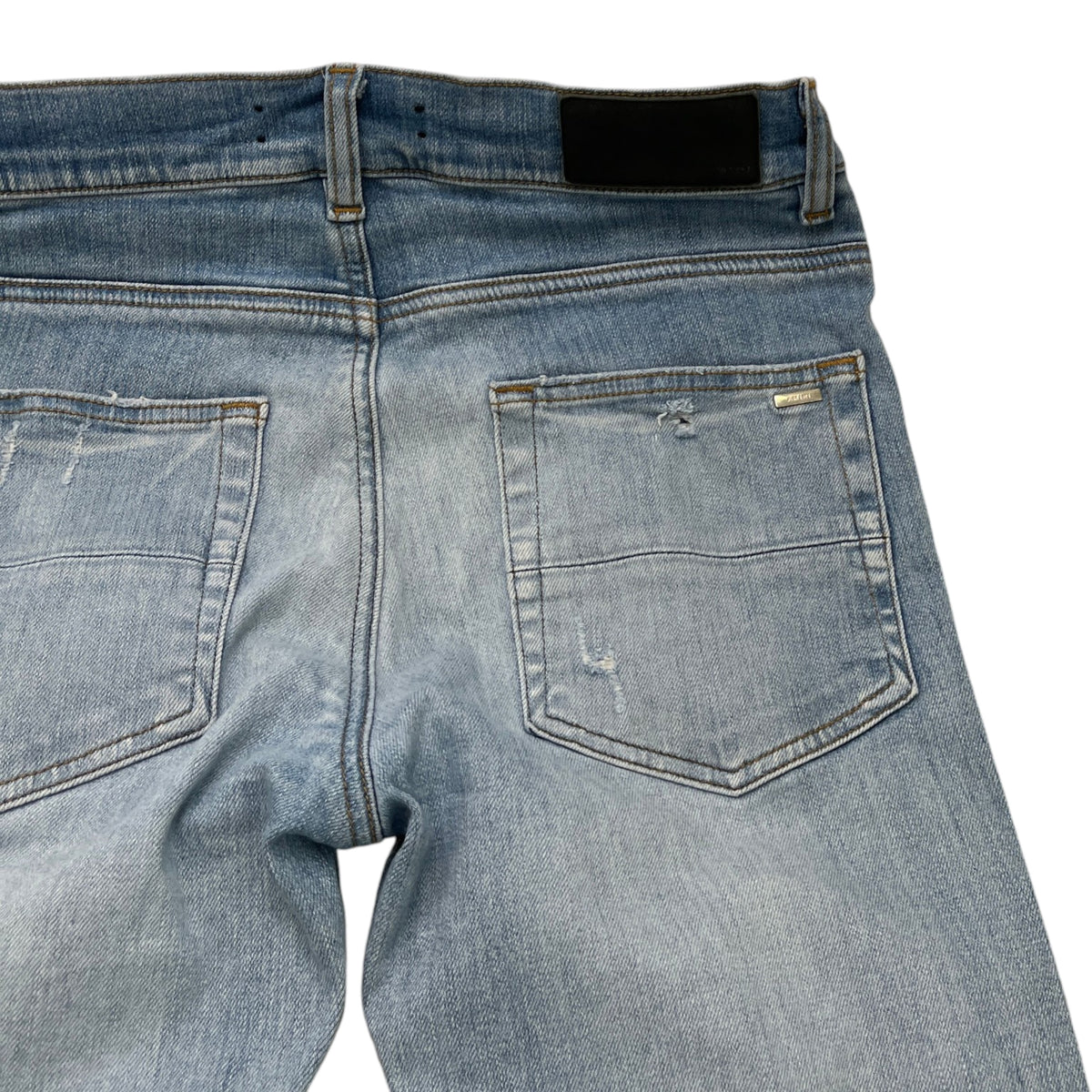 Men's MX1 Distressed Jeans Blue Size S / W30 - Photo 7