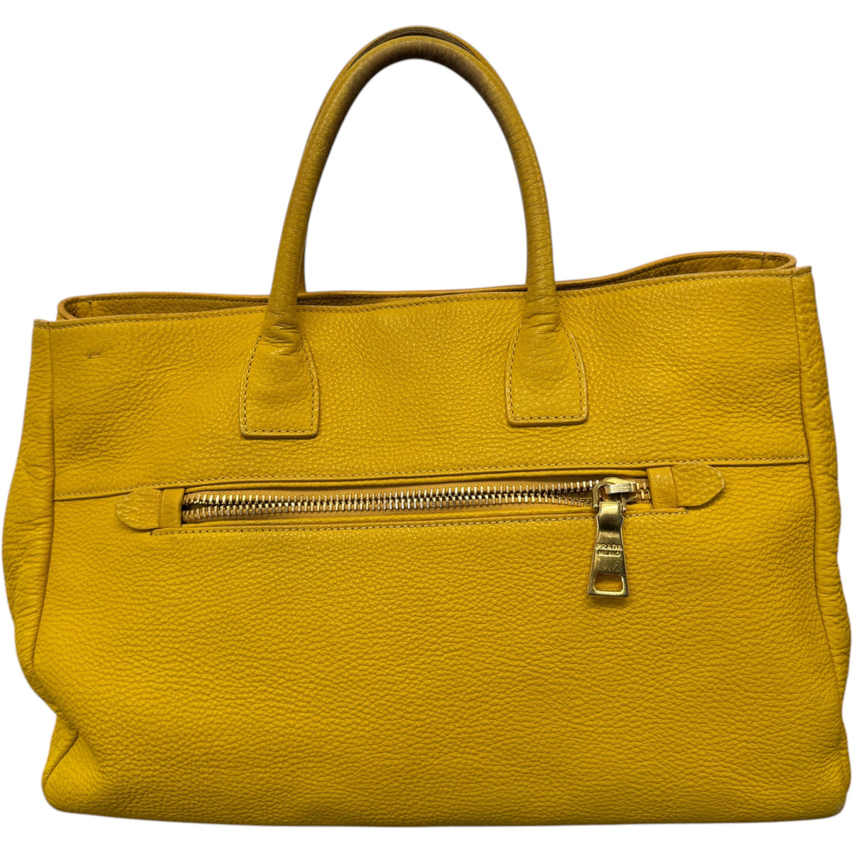 Women's Zip Tote Handbag Yellow - Photo 3