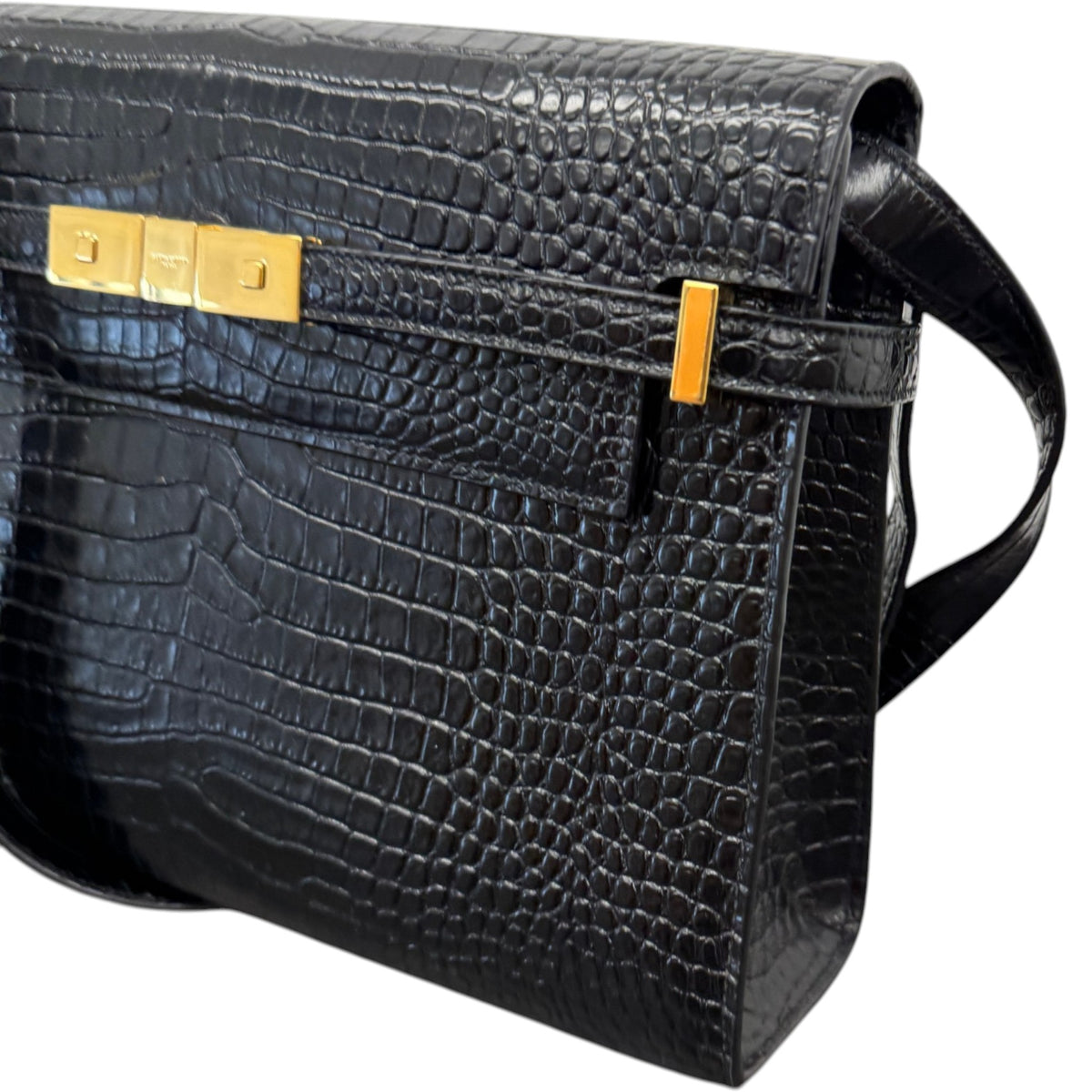 Women's Manhattan Shoulder Handbag Black - Photo 5