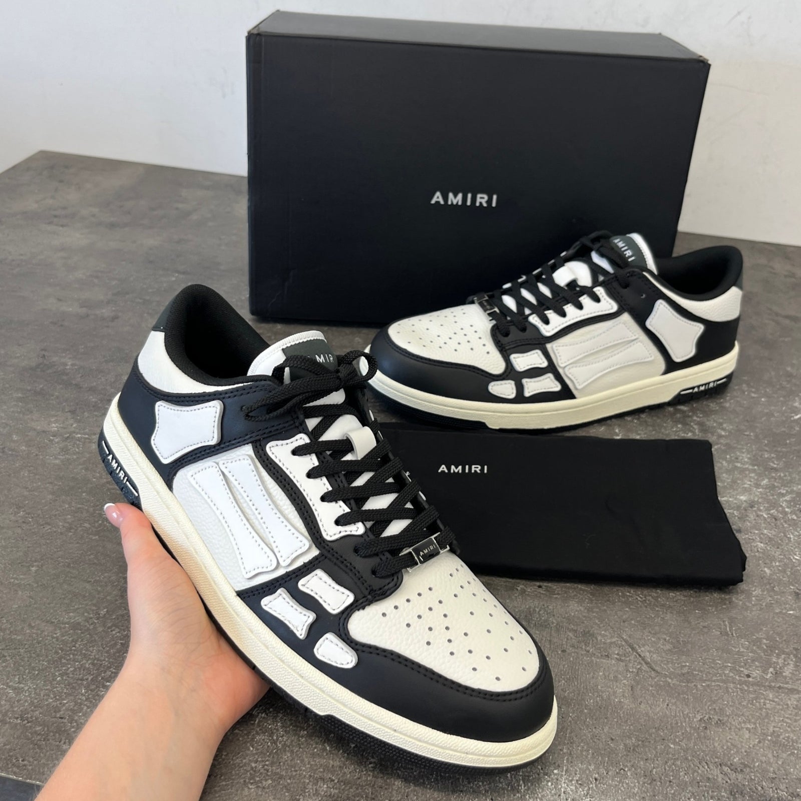 Men's Skel Top Low Trainers Black Size EU 44 / UK 10 - Photo 12