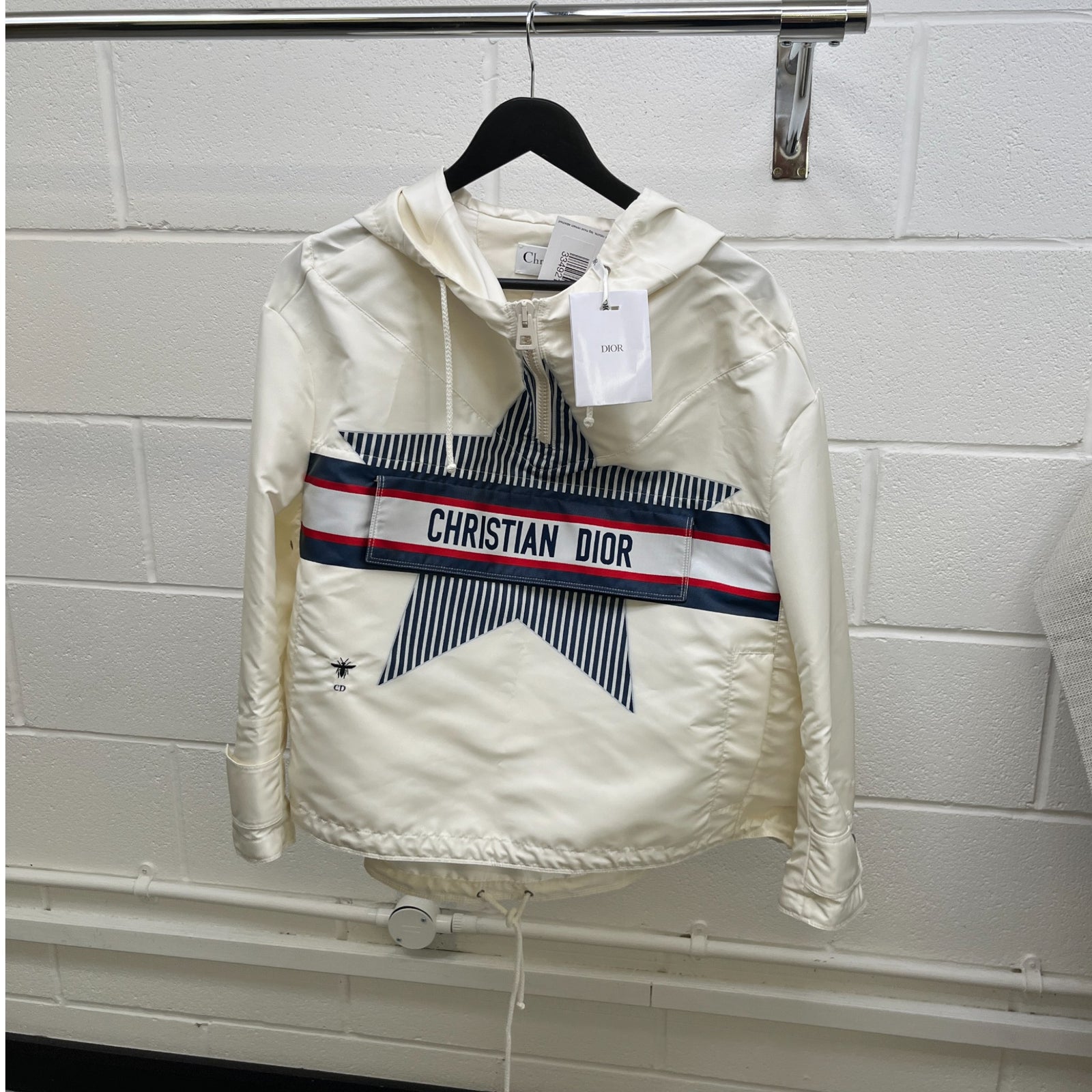 Women's Dioralps Anorak Jacket White Size XS - Photo 9