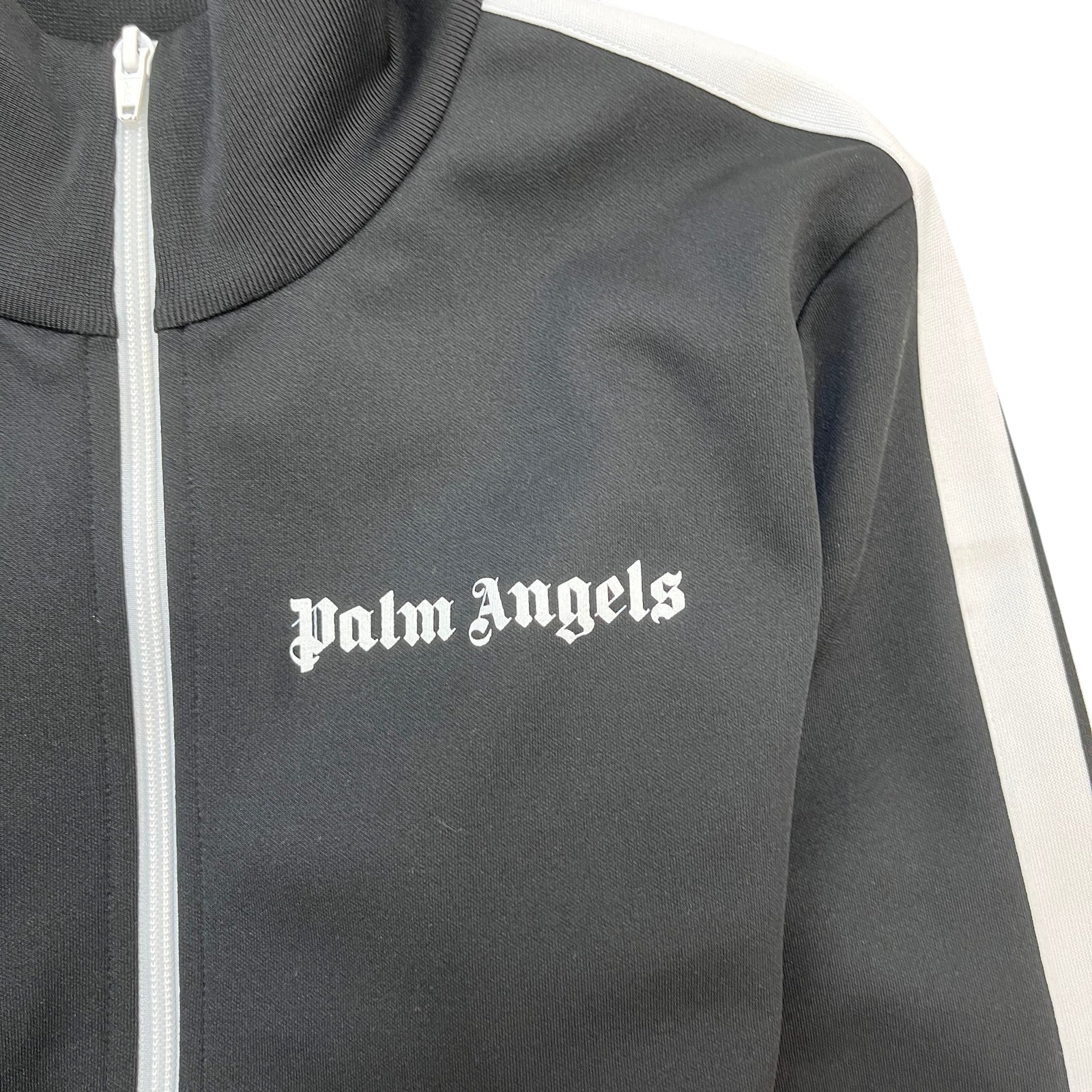 Men's Logo Print Track Jacket Black Size M - Photo 5