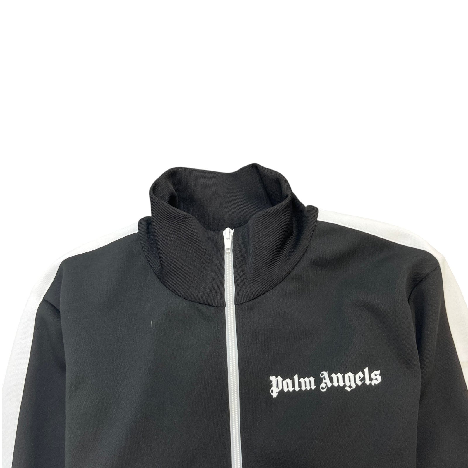 Men's Logo Print Track Jacket Black Size M - Photo 6
