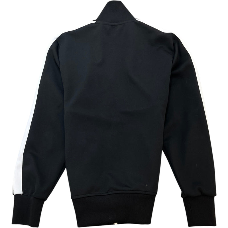Men's Logo Print Track Jacket Black Size M