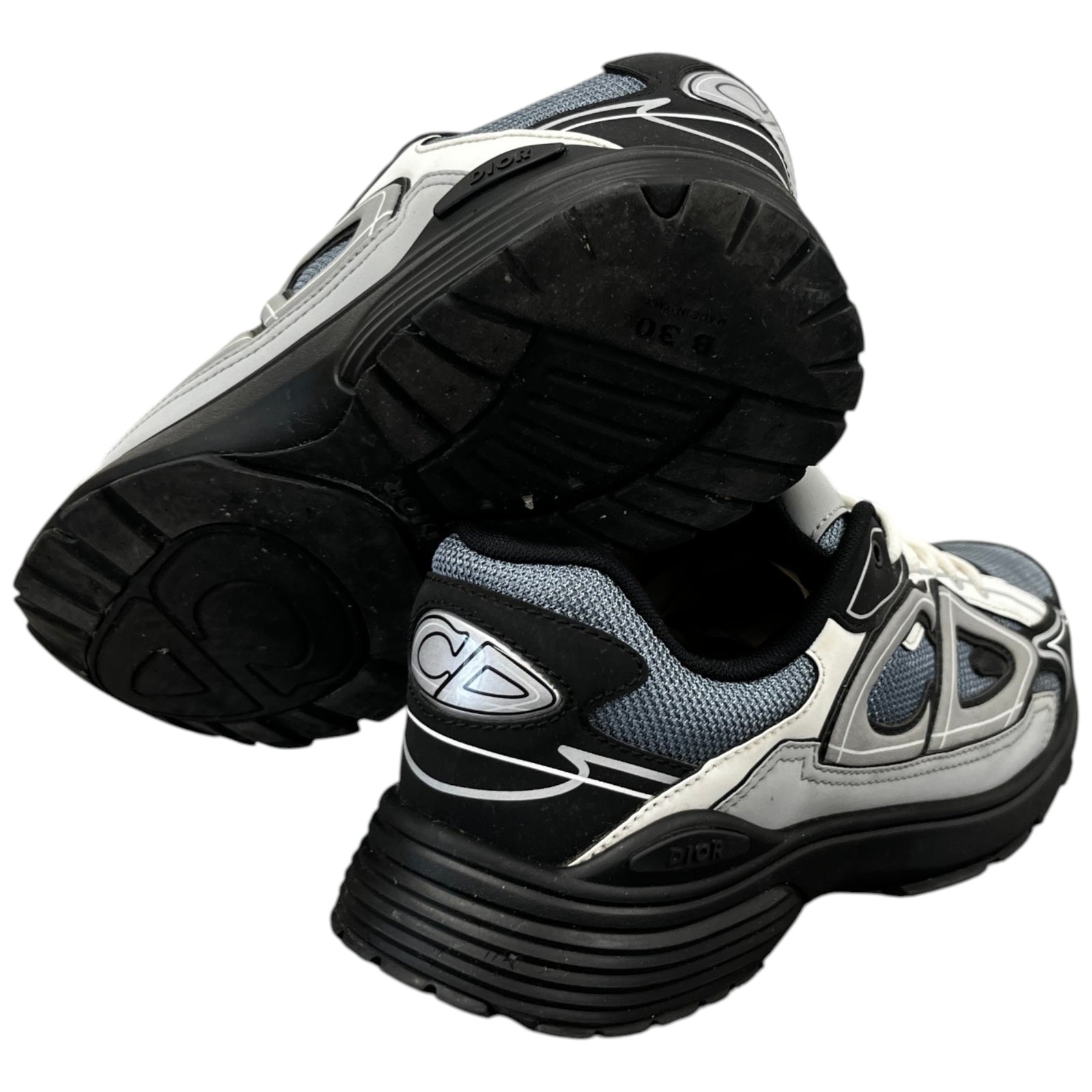 Men's B30 Low Trainers Black Size EU 41 / UK 7 - Photo 10