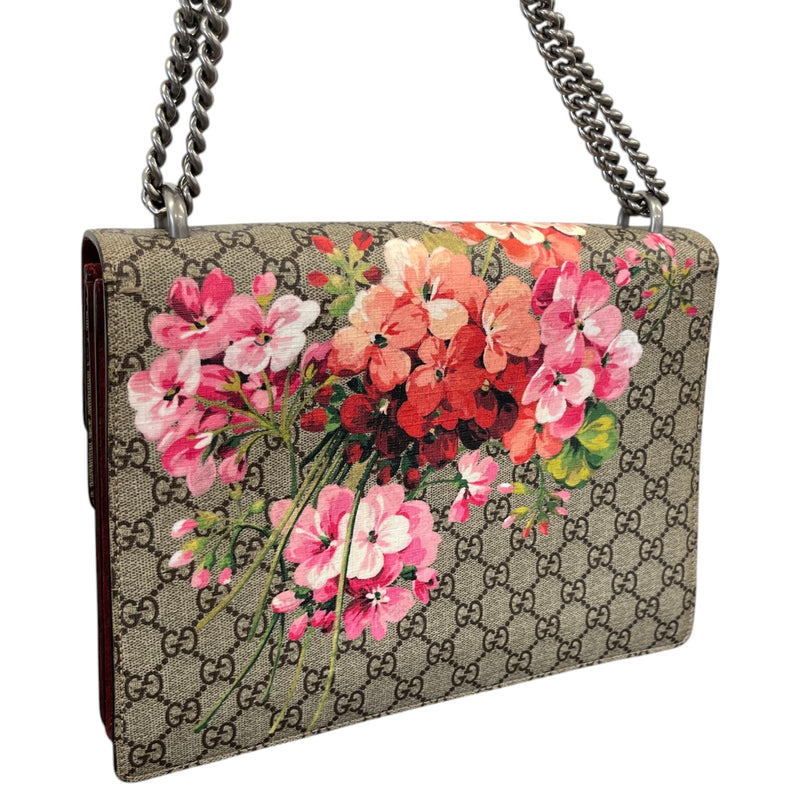Women's Medium GG Supreme Blooms Dionysus Handbag Beige
