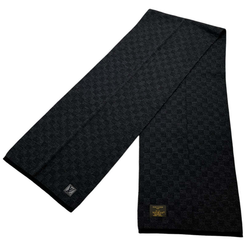 Men's Petit Damier Scarf Black