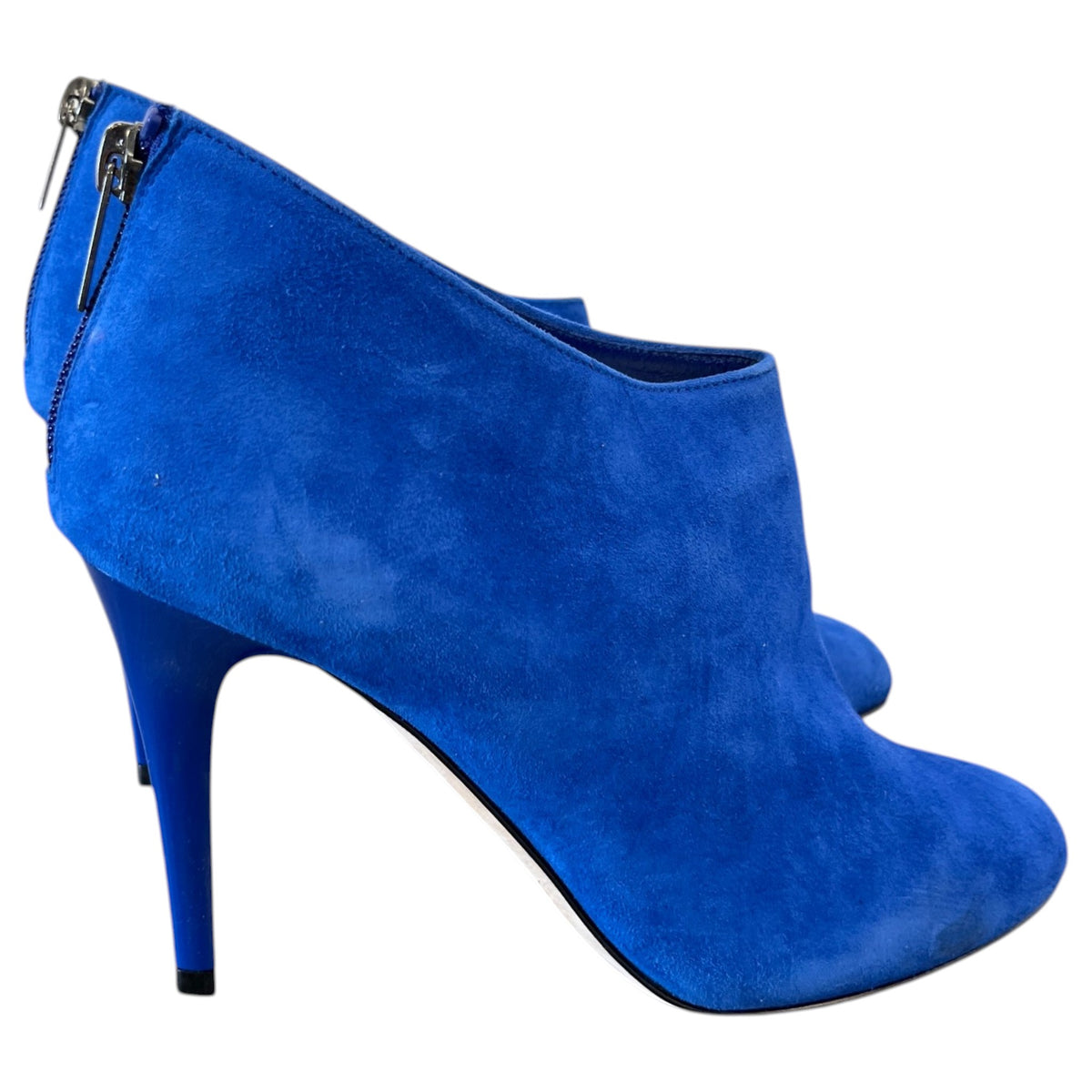 Women's Ankle Bootie Heels Blue Size UK 5.5 / EU 38.5 - Photo 8