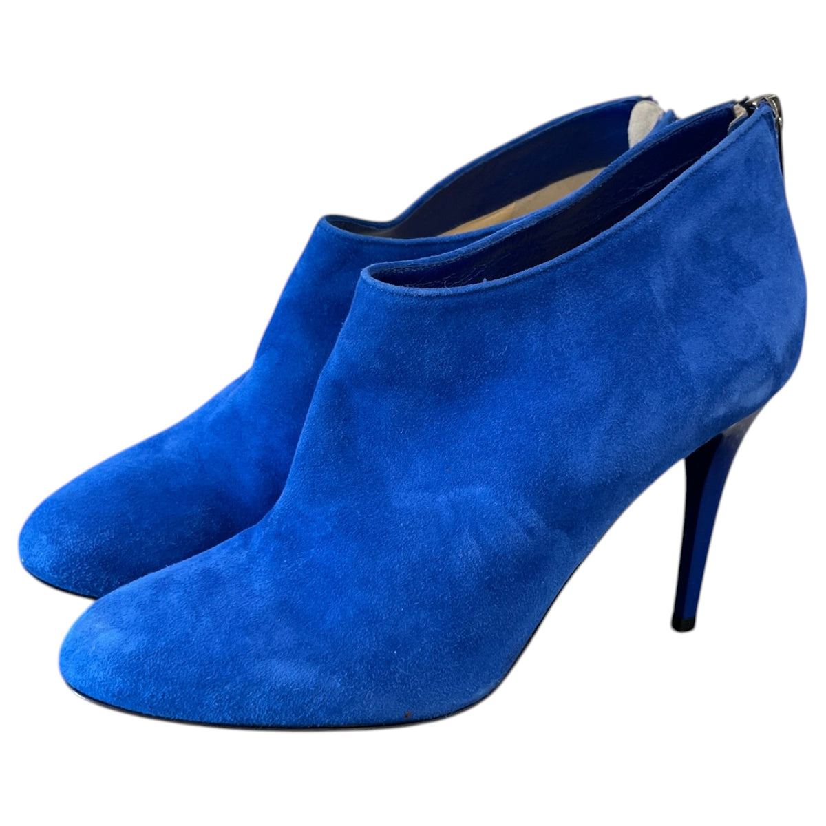 Women's Ankle Bootie Heels Blue Size UK 5.5 / EU 38.5 - Photo 9