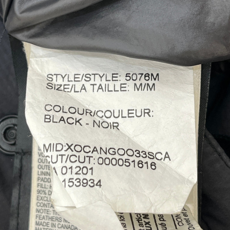 Men's Armstrong Down Jacket Black Size M