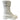 Women's Shearling Lining Combat Boots Cream Size EU 37 / UK 4