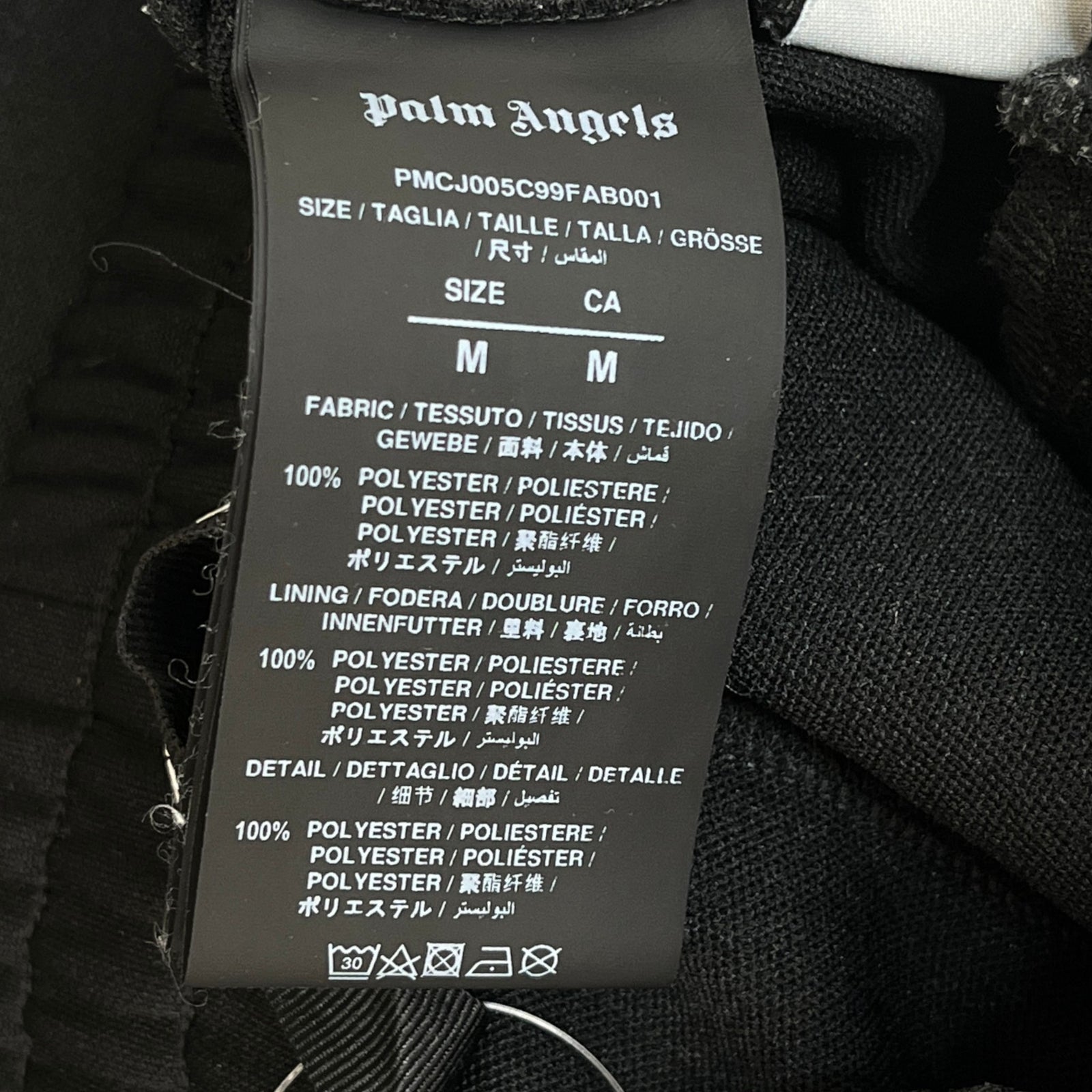 Men's Logo Print Joggers Black Size W38 - Photo 6